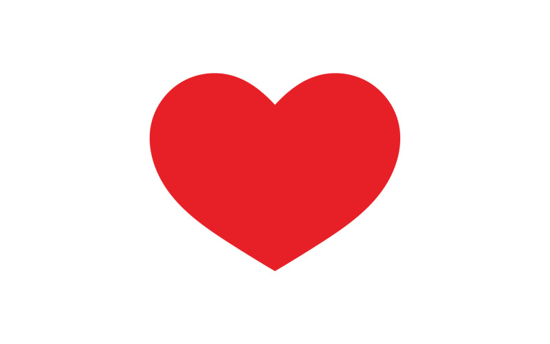 Heart Love Clipart Symbol Icon Vector Illustration v11