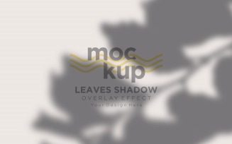 Leaves Shadow Overlay Effect Mockup 420