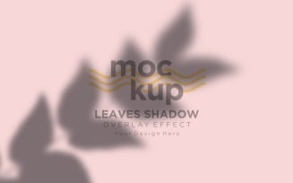 Leaves Shadow Overlay Effect Mockup 428