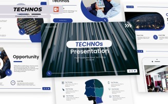 Technos - Pitch Deck Business PowerPoint Presentation Template