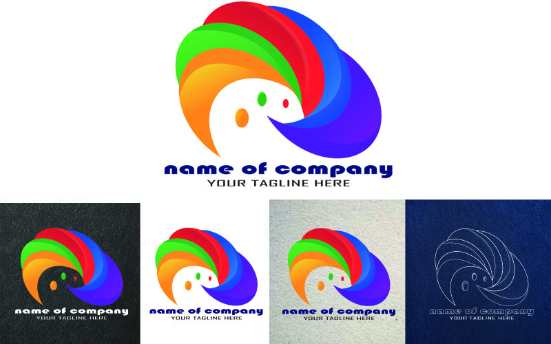 Logo Painting Template Company Logo Template
