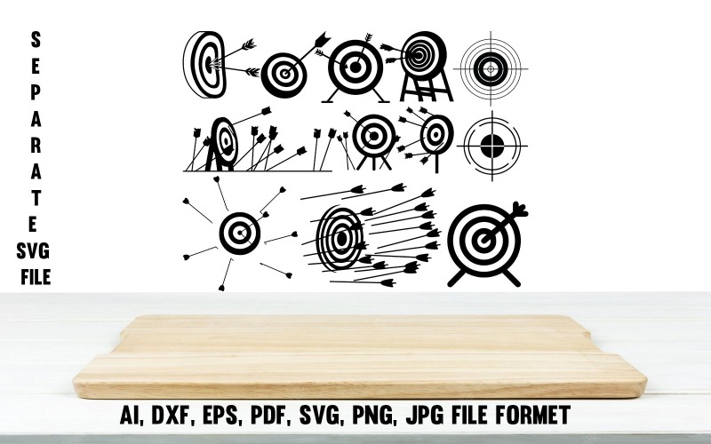 Sports Target, Military Target, Aspirations, Business Target, Strategy, Vector Vector Graphic