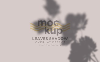 Leaves Shadow Overlay Effect Mockup 431