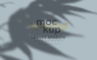 Leaves Shadow Overlay Effect Mockup 434