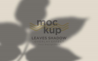 Leaves Shadow Overlay Effect Mockup 436