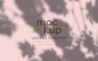Leaves Shadow Overlay Effect Mockup 438