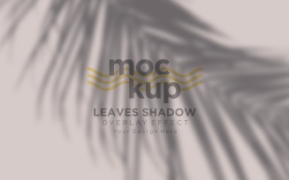 Leaves Shadow Overlay Effect Mockup 441