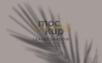 Leaves Shadow Overlay Effect Mockup 442
