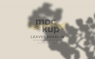 Leaves Shadow Overlay Effect Mockup 446