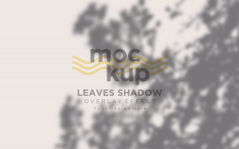 Leaves Shadow Overlay Effect Mockup 450 Product Mockup