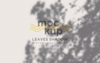 Leaves Shadow Overlay Effect Mockup 450