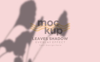 Leaves Shadow Overlay Effect Mockup 458