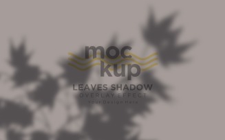 Leaves Shadow Overlay Effect Mockup 462