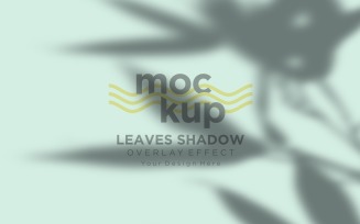Leaves Shadow Overlay Effect Mockup 465