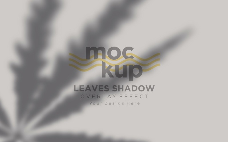 Leaves Shadow Overlay Effect Mockup 467 Product Mockup