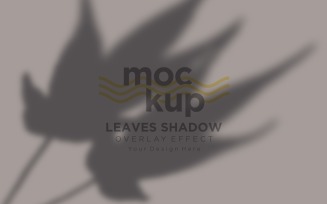 Leaves Shadow Overlay Effect Mockup 472