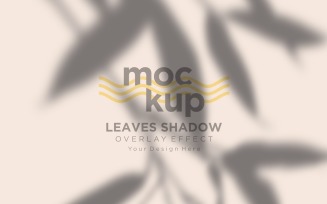 Leaves Shadow Overlay Effect Mockup 479