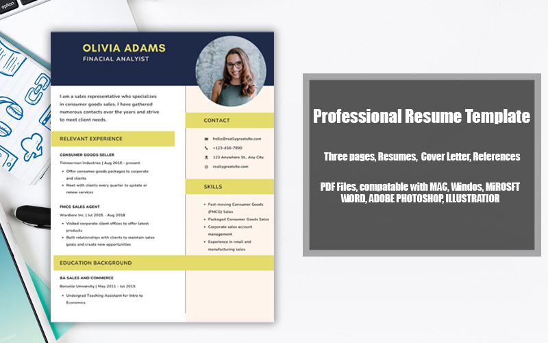 Kit Graphique #316764 Resume Template Divers Modles Web - Logo template Preview