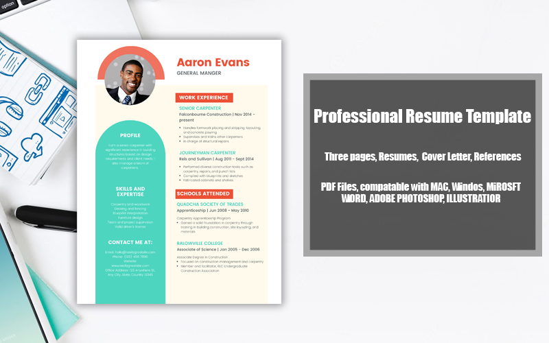 Kit Graphique #316769 Resume Modern Divers Modles Web - Logo template Preview