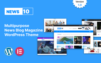 NEWS10-News, Blog & Magazine WordPress Theme