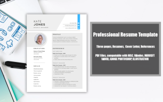 Printable Resume Template PDF Grey
