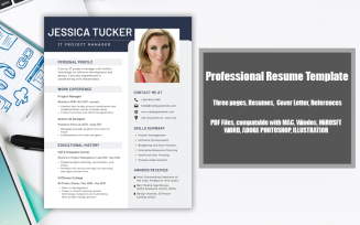 Printable Resume Template PDF Jessica Tucker