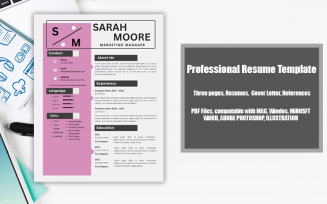 Printable Resume Template PDF Marketing Manager