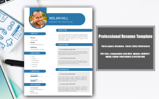 Printable Resume Template PDF Nolan Hill