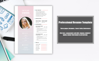 Printable Resume Template PDF Skylar Owens