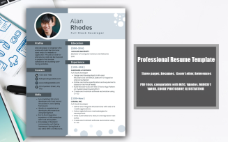 Printable Resume Template PDFAlan Rhodes