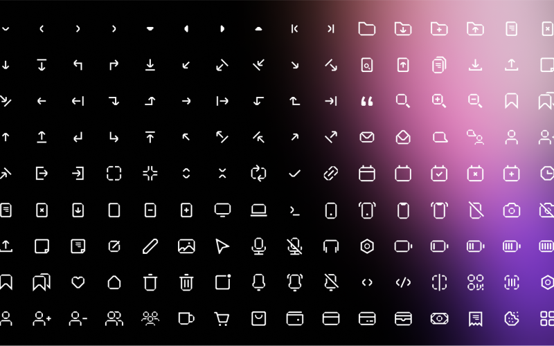 Kyivness — Premium Vector Icons for (not) Boring Design and Branding Icon Set