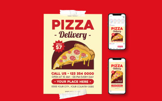 Pizza Delivery Promotional Flyer