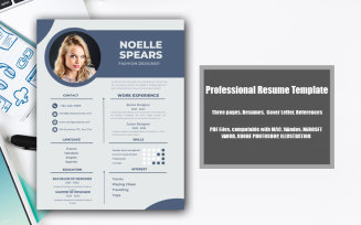 Printable Resume Template PDF Noelle Spears