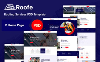 Roofe - Roofing Services PSD Template