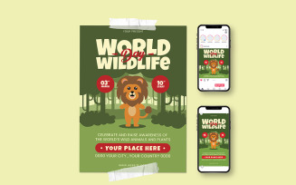 World Wildlife Day Celebration Flyer