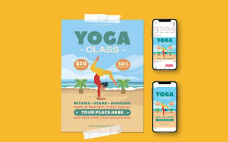 Yoga Class Promotional Flyer