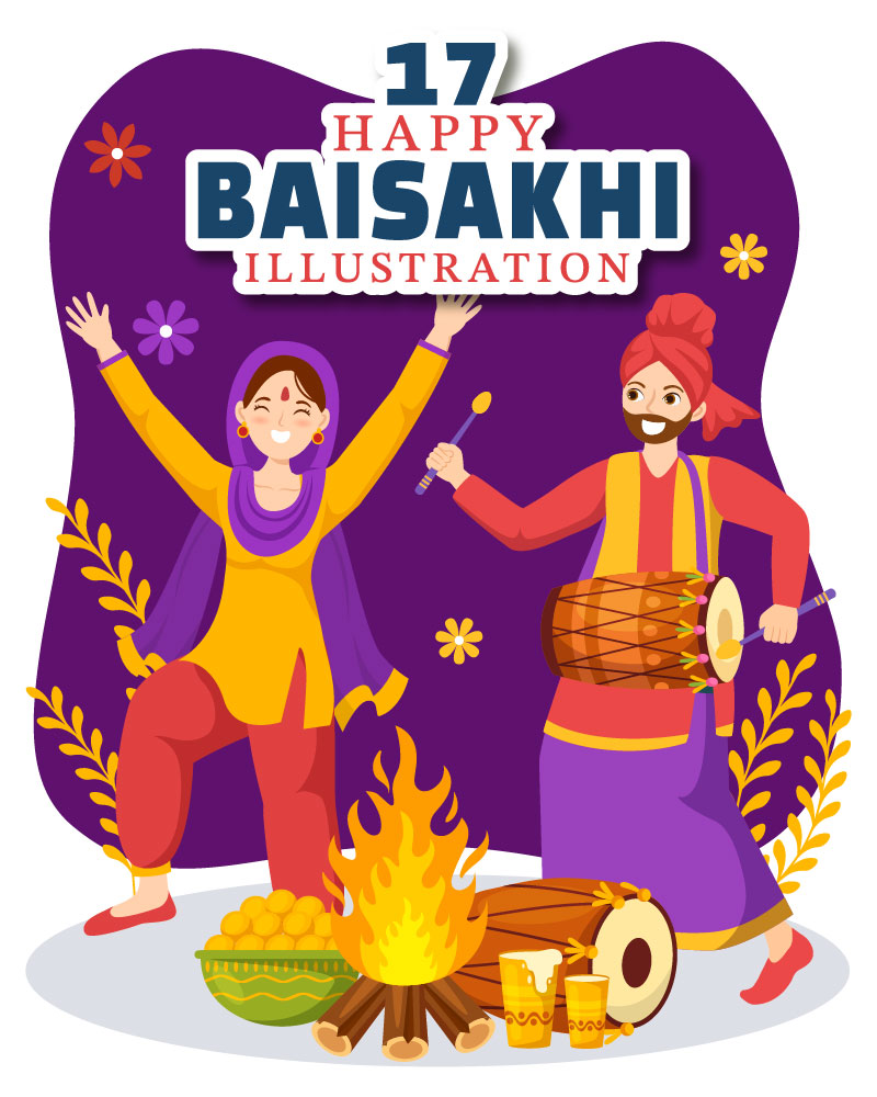 Kit Graphique #316935 Happy Baisakhi Divers Modles Web - Logo template Preview