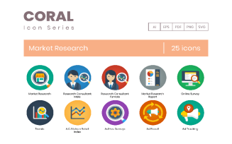 25 FREE Market Research Icons