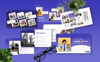Lubde - Pitch Deck Powerpoint Template