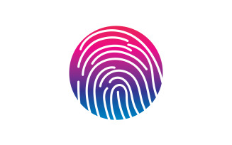 Fingerprint security system logo v2