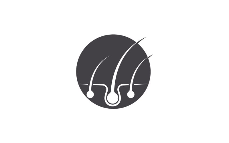 Hair treatment health vector logo version v16 Logo Template