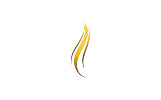 Hair treatment health vector logo version v3