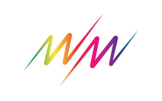 Sound wave music line logo v3