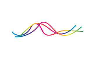 Sound wave music line logo v4