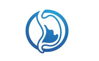 Stomach care logo icon designs v10