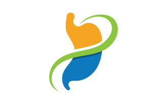Stomach care logo icon designs v8