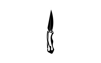 War commando knife icon logo vector version v2