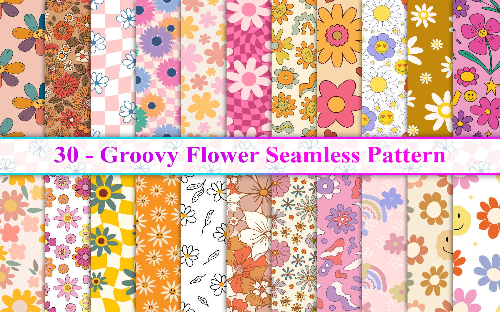 Kit Graphique #317127 Groovy Fleur Divers Modles Web - Logo template Preview