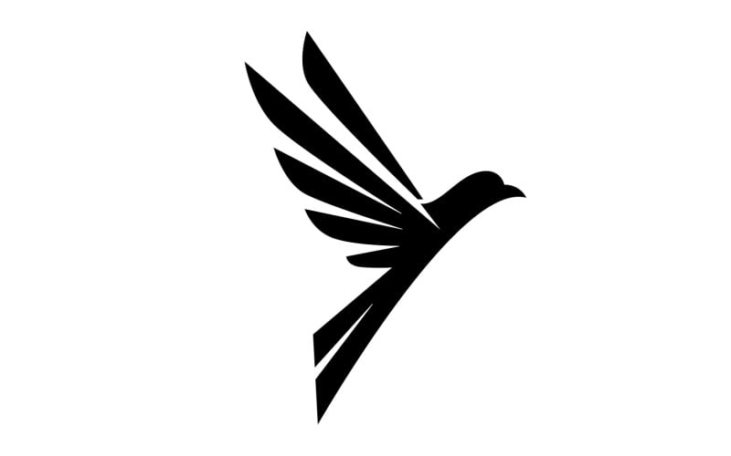 Bird wing flying animal logo vector design version 7 Logo Template