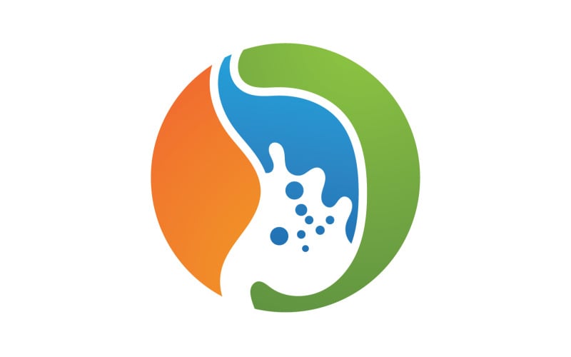 Stomach care logo icon designs v14 Logo Template